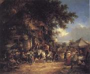 William Shayer The Village Festival oil painting artist